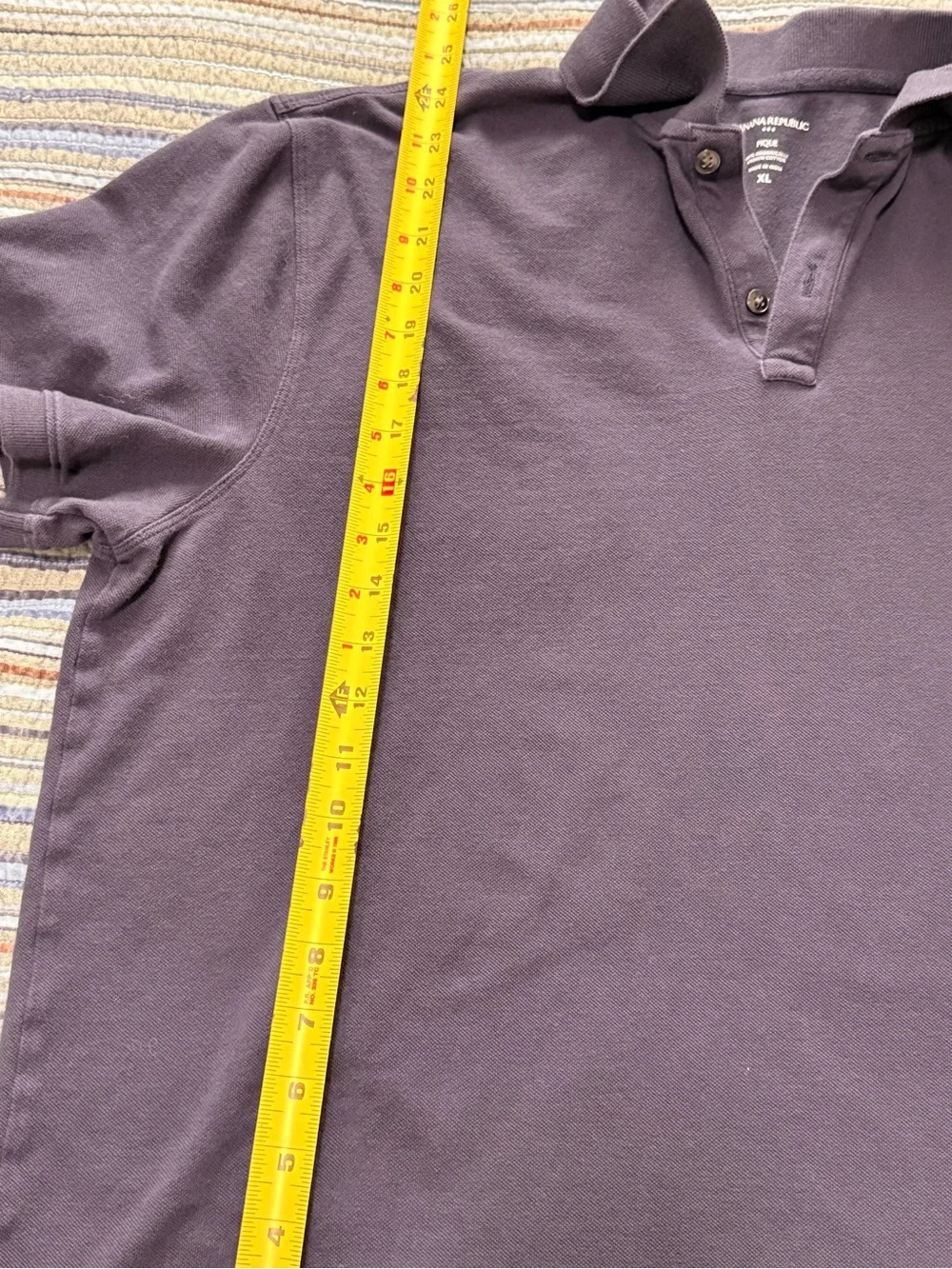Banana Republic Men's Polo Shirt in Navy